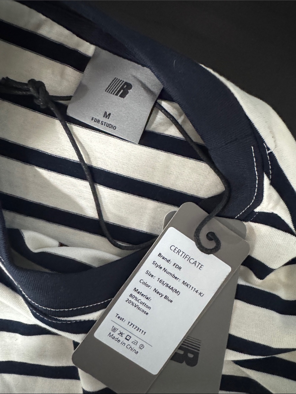 FDR "Hopecore" Striped Long Sleeve Tee size Medium - Picture 3 of 4